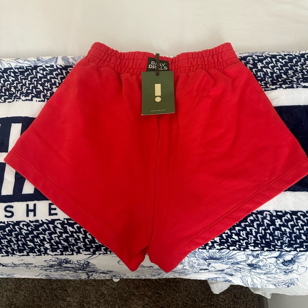 NWT Daily Drills Super Shorts in Heart